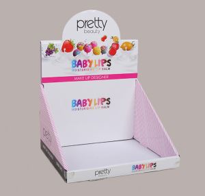 Boîte de présentation de comptoir de vêtements en papier carton