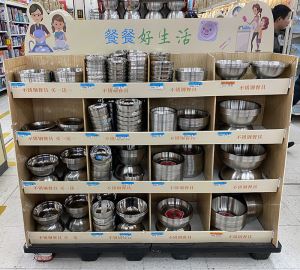 Présentoir en carton Kitchenwares