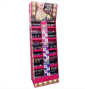 Carton de stand d’affichage de vernis à ongles