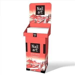 Support de plancher d’affichage de vernis à ongles